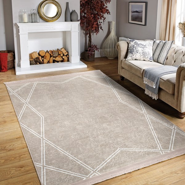 Beżowy dywan 120x180 cm – Mila Home-image-1