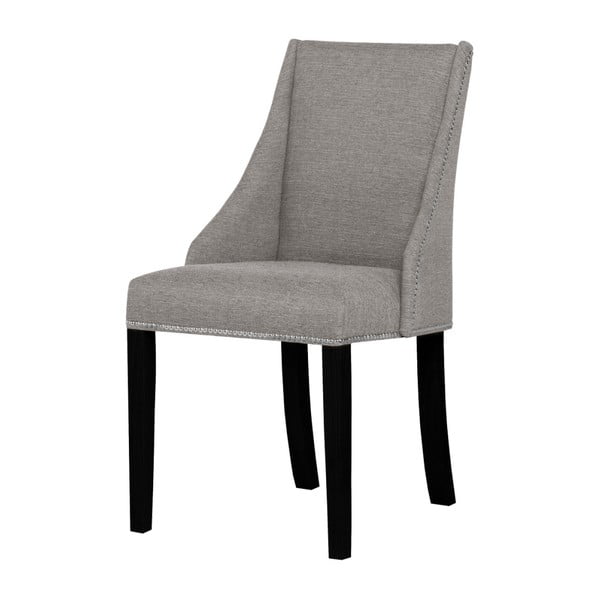 Szarobrązowe krzesło z czarnymi nogami Ted Lapidus Maison Patchouli