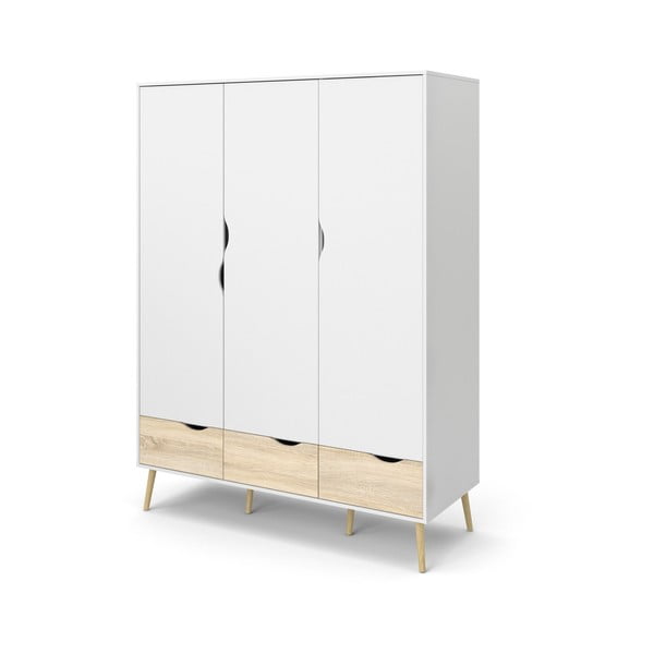 Biała szafa Tvilum Oslo, 147 x 200 cm-image-3