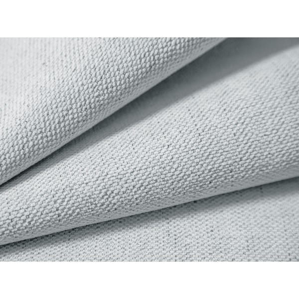 Jasnoszare tapicerowane łóżko dwuosobowe ze schowkiem ze stelażem 140x200 cm Campi – Cosmopolitan Design-image-3