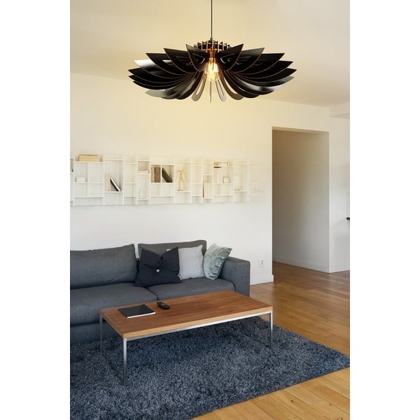 Czarna lampa wisząca ø 68 cm – Opviq lights-image-3