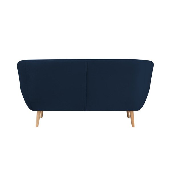 Granatowa sofa 2-osobowa Mazzini Sofas Benito-image-1