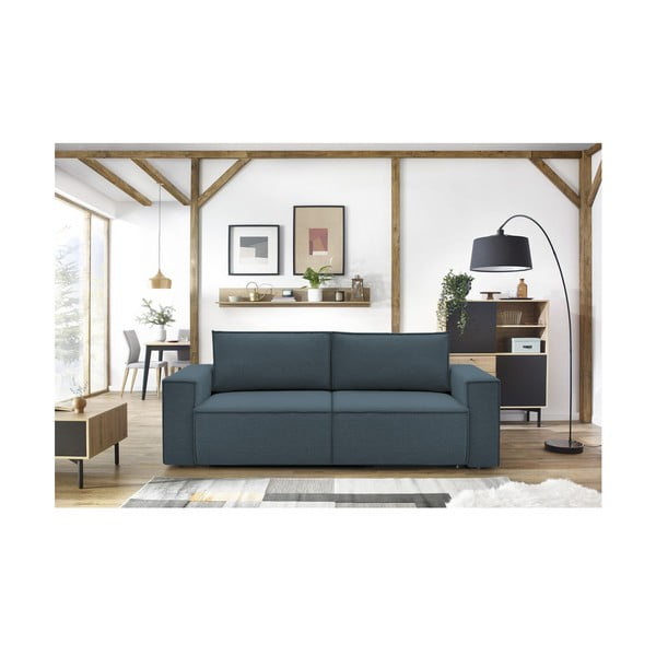 Ciemnoniebieska sofa 245 cm Nihad – Bobochic Paris-image-1