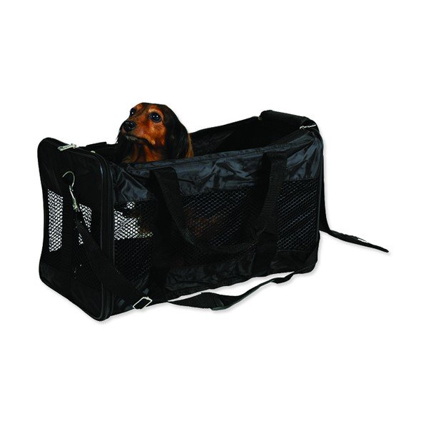 Czarna torba transportowa dla czworonoga 27x46,5 cm Trixie – Plaček Pet Products-image-3