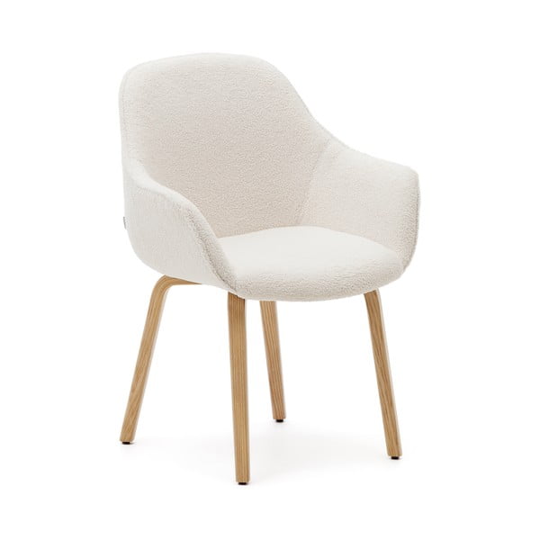 Białe krzesła zestaw 4 szt. Aleli – Kave Home