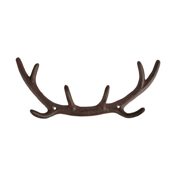 Brązowy metalowy wieszak ścienny Antlers – Esschert Design