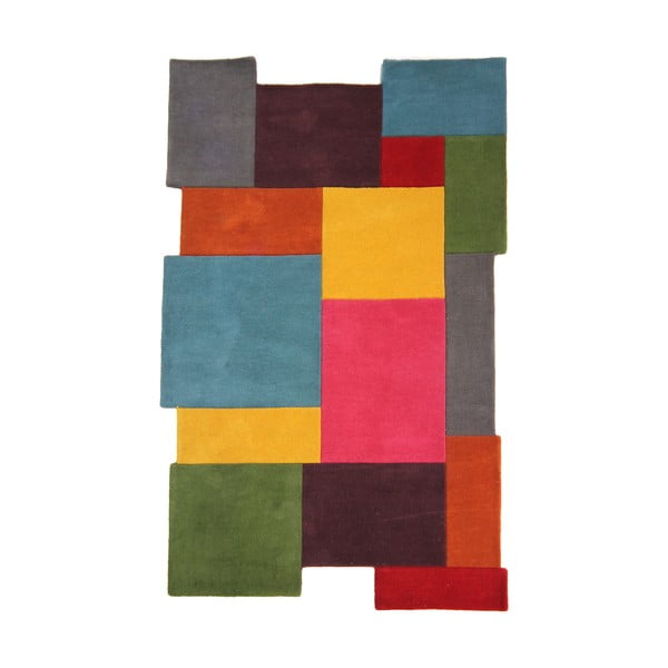 Kolorowy wełniany dywan Flair Rugs Collage, 120x180 cm