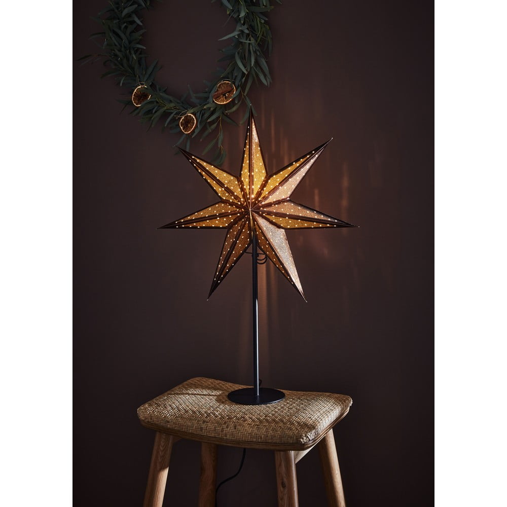 Brązowa świąteczna dekoracja świetlna Markslöjd Glitter