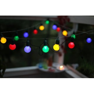 Kolorowa ogrodowa girlanda świetlna LED Star Trading Hooky, dł. 5,7 cm