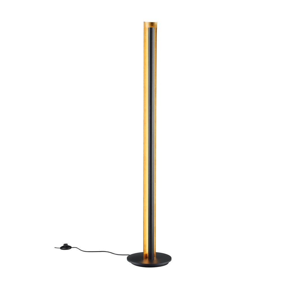 Czarna lampa stojąca LED ze ściemniaczem (wysokość 142,5 cm) Texel – Trio