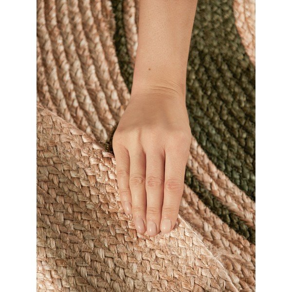 Okrągły dywan z juty dwustronny/tkany ręcznie w naturalnym kolorze ø 150 cm Basil – Hanse Home-image-3