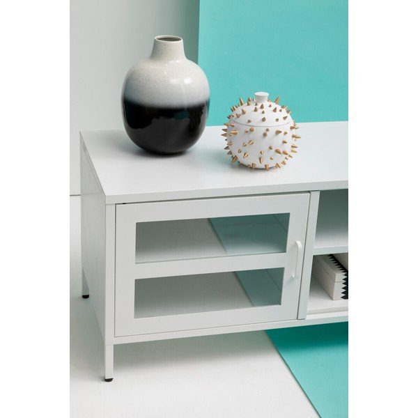Biała stalowa szafka pod TV 150x50x45 cm Acier – Premier Housewares-image-2