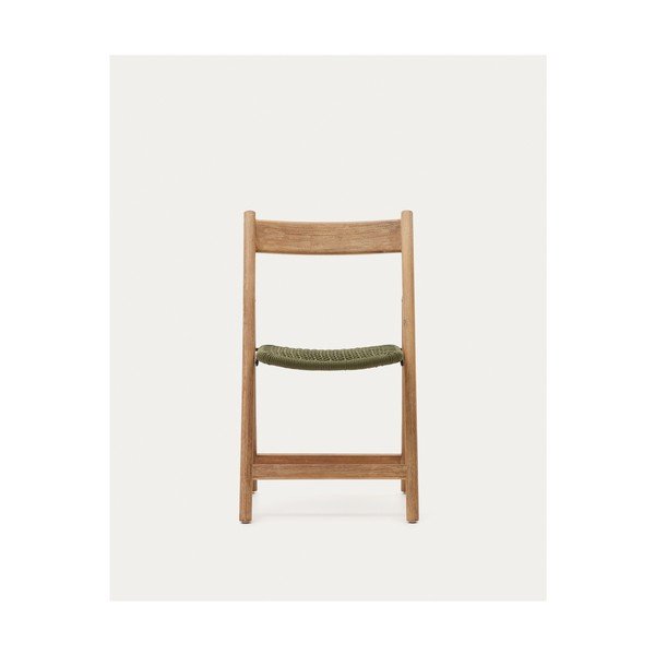 Zielone drewniane krzesło ogrodowe Dandara – Kave Home-image-4