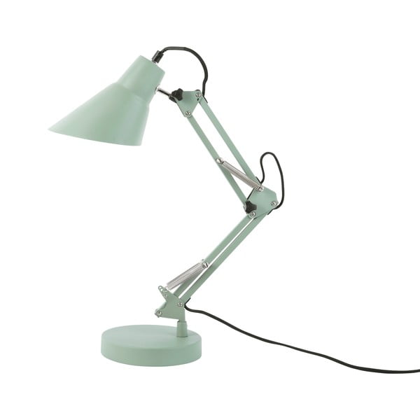 Zielona żelazna lampa stołowa Leitmotiv Fit