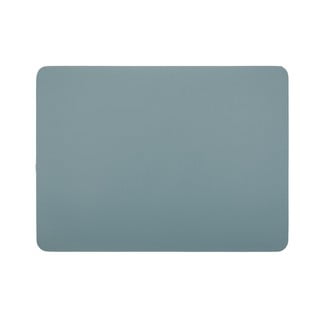Niebieska mata stołowa z imitacji skóry ZicZac Togo, 33x45 cm