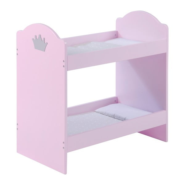 Różowe łóżeczko z kołderką dla lalek Roba Dolls Princess Sophie