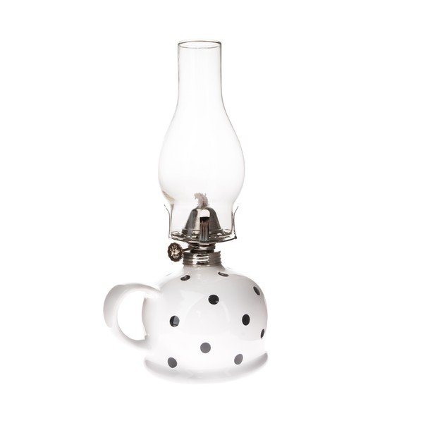 Ceramiczna lampa naftowa (wysokość 28 cm) – Dakls