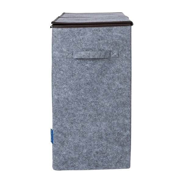 Szaro-brązowy podwójny kosz na pranie Wenko Duo, 82 l-image-3