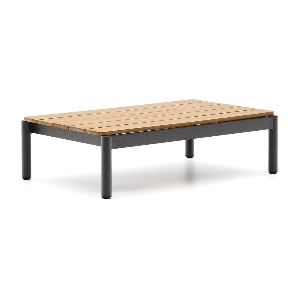 Stolik ogrodowy z litego drewna tekowego 57x91 cm Sorells – Kave Home