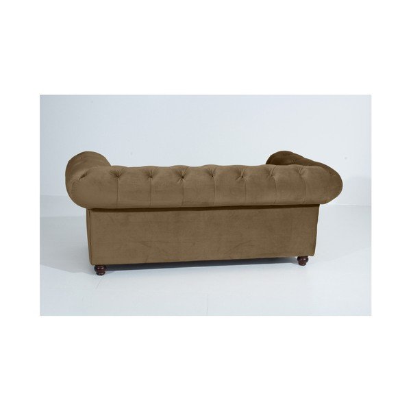 Piaskowobrązowa sofa Max Winzer Orleans Velvet, 196 cm-image-3