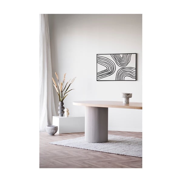 Beżowy ceramiczny wazon (wysokość 19,5 cm) Rona – House Nordic-image-2