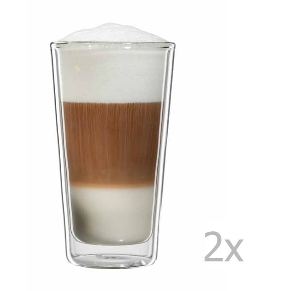 Zestaw 2
  szklanek na latte macchiato bloomix Milano