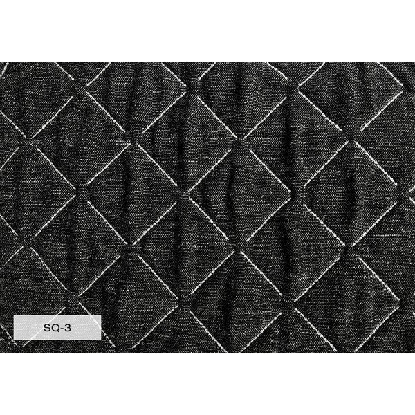 Czarne tapicerowane łóżko dwuosobowe ze stelażem 180x200 cm Sleepy Luna – Miuform-image-4