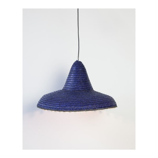 Niebieska lampa wisząca Surdic Mexican, ø 55 cm