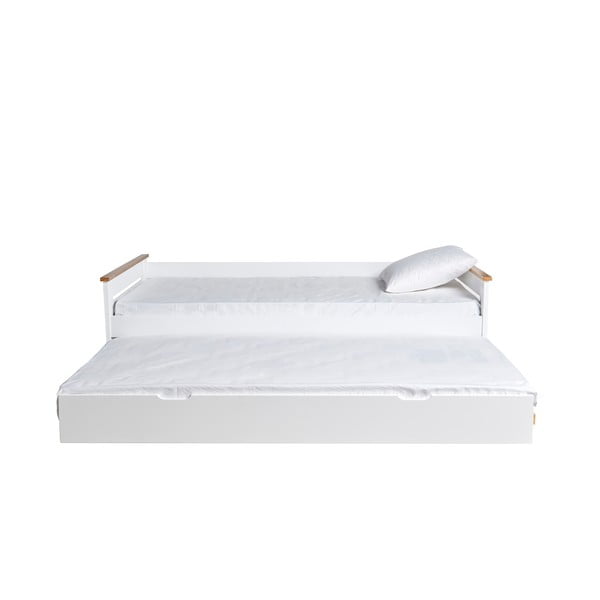 Białe rozkładane łóżko Marckeric Lola, 90x190 cm-image-3