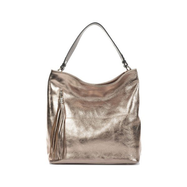 Skórzana torebka w brązowej barwie Mangotti Bags Studo