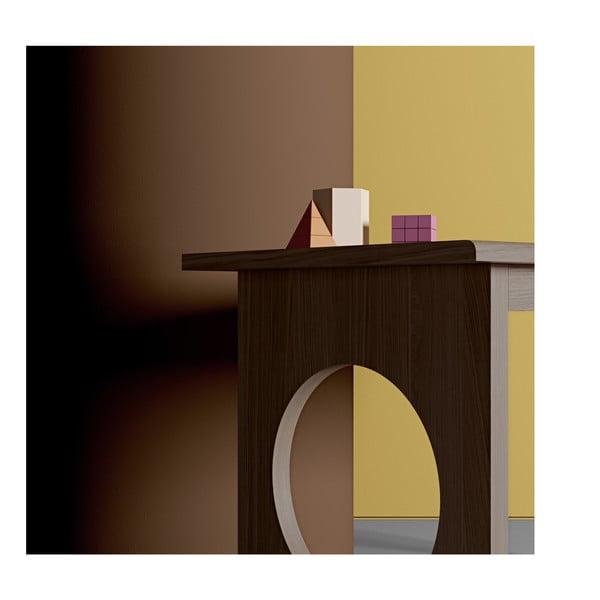 Brązowe biurko Woodman Bau-image-1