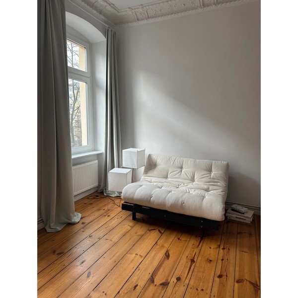 Morska rozkładana sofa 140 cm Roots Black Night – Karup Design-image-1