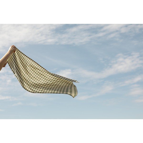 Obrus Really Nice Things Green Vichy, 140x200 cm-image-3