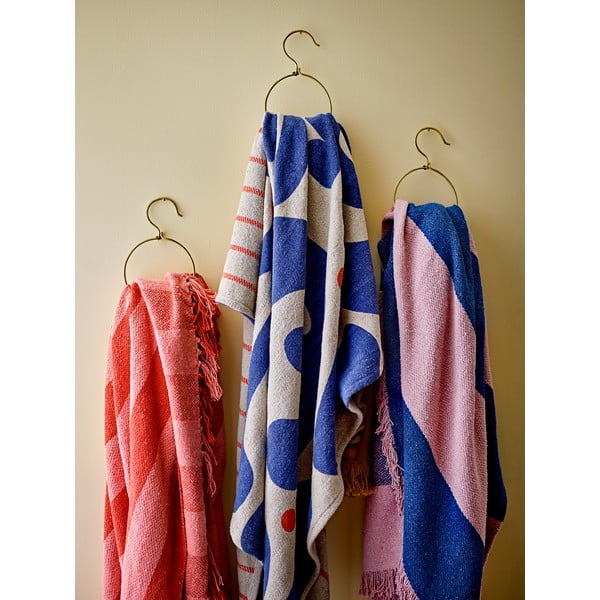 Niebieski koc 130x160 cm Eviaya – Bloomingville-image-3