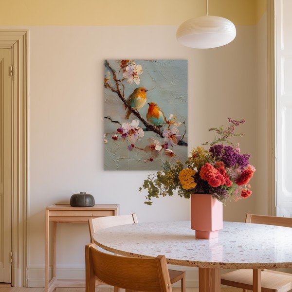 Obraz drukowany z ramą w zestawie 60x80 cm Robins – Styler-image-2