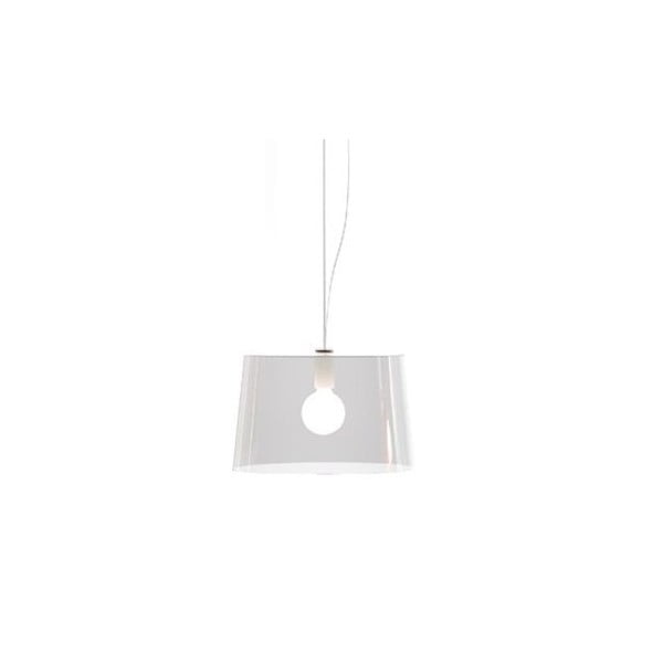 Lampa sufitowa Pedrali L001S/B, biała półprzeźroczysta