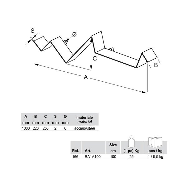 Półka Zig Zag, czerwona-image-3