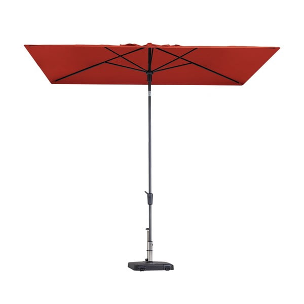 Czerwony parasol ogrodowy 200x300 cm Mikros − Madison