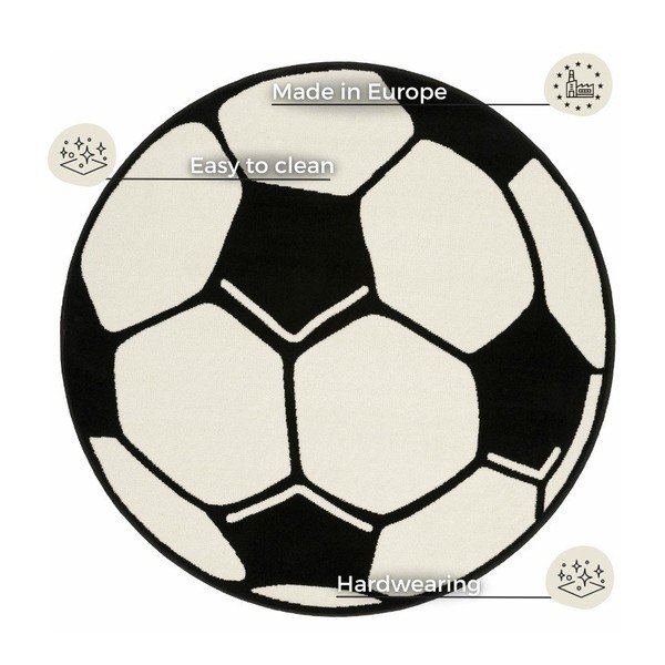Dywan dziecięcy Hanse Home Football, ⌀ 200 cm-image-3