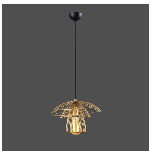 Lampa wisząca w kolorze złota Squid Lighting Root, wys. 117 cm-image-1