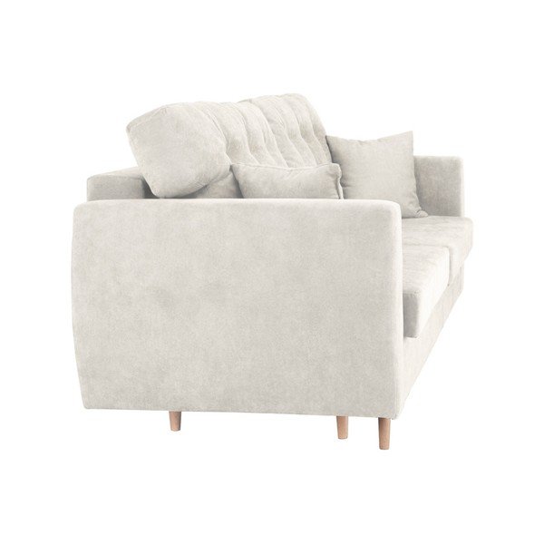 3-osobowa sofa rozkładana ze schowkiem w kolorze srebrnym Cosmopolitan design Amsterdam-image-1