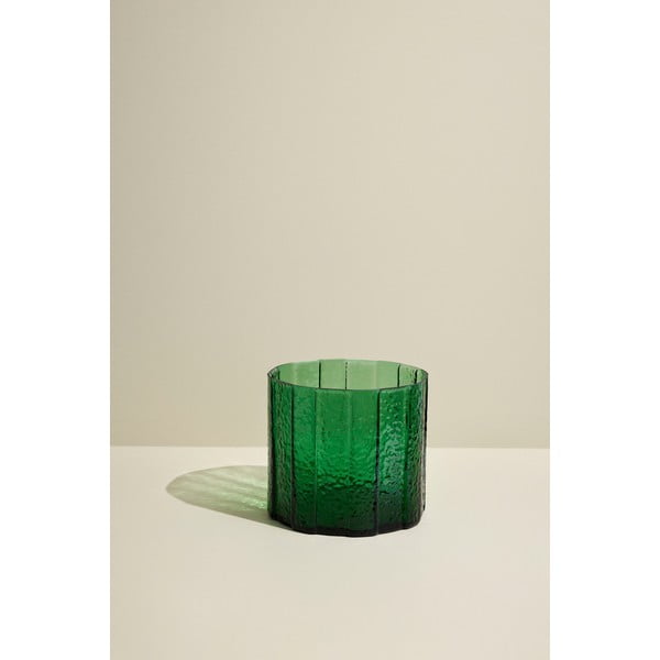 Szklany ręcznie wykonany wazon Emerald – Hübsch-image-2