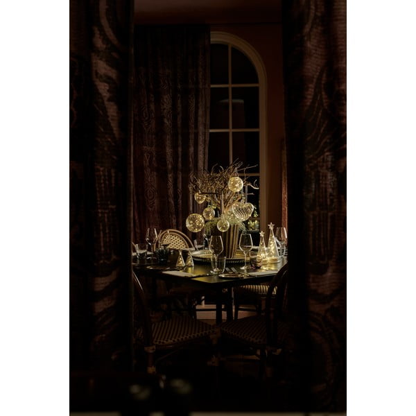 Dekoracja świetlna LED w kształcie bombki Sirius Wave Ball, ⌀ 8 cm-image-2