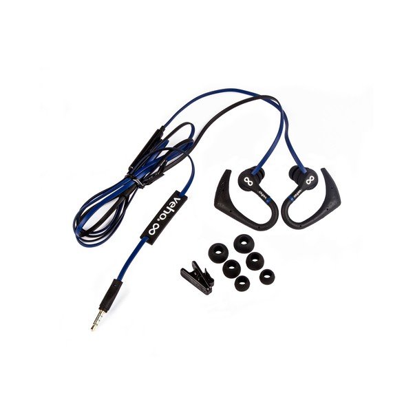 Czarne słuchawki douszne sportowe Veho ZS-2-image-4