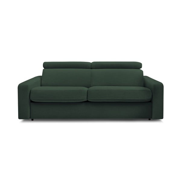 Ciemnozielona rozkładana sofa 215 cm Monaco – Bobochic Paris