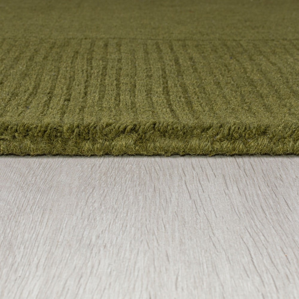 Zielony dywan wełniany 200x290 cm – Flair Rugs (zdjęcie 5)
