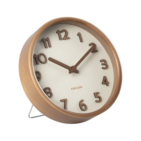 Zegar stołowy ø 18 cm Pure – Karlsson
