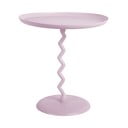 Metalowy okrągły stolik ø 40 cm Zig Zag – Leitmotiv