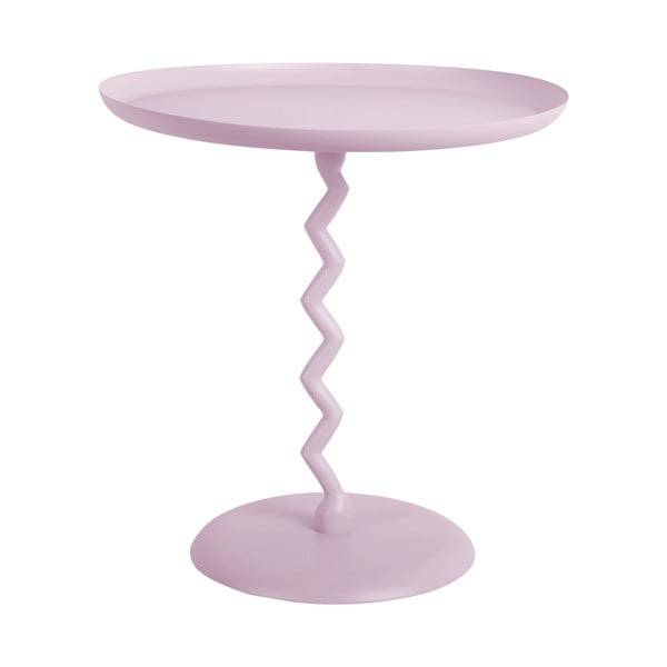 Metalowy okrągły stolik ø 40 cm Zig Zag – Leitmotiv