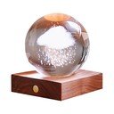 Ciemnobrązowa dekoracja świetlna na USB Amber – Gingko